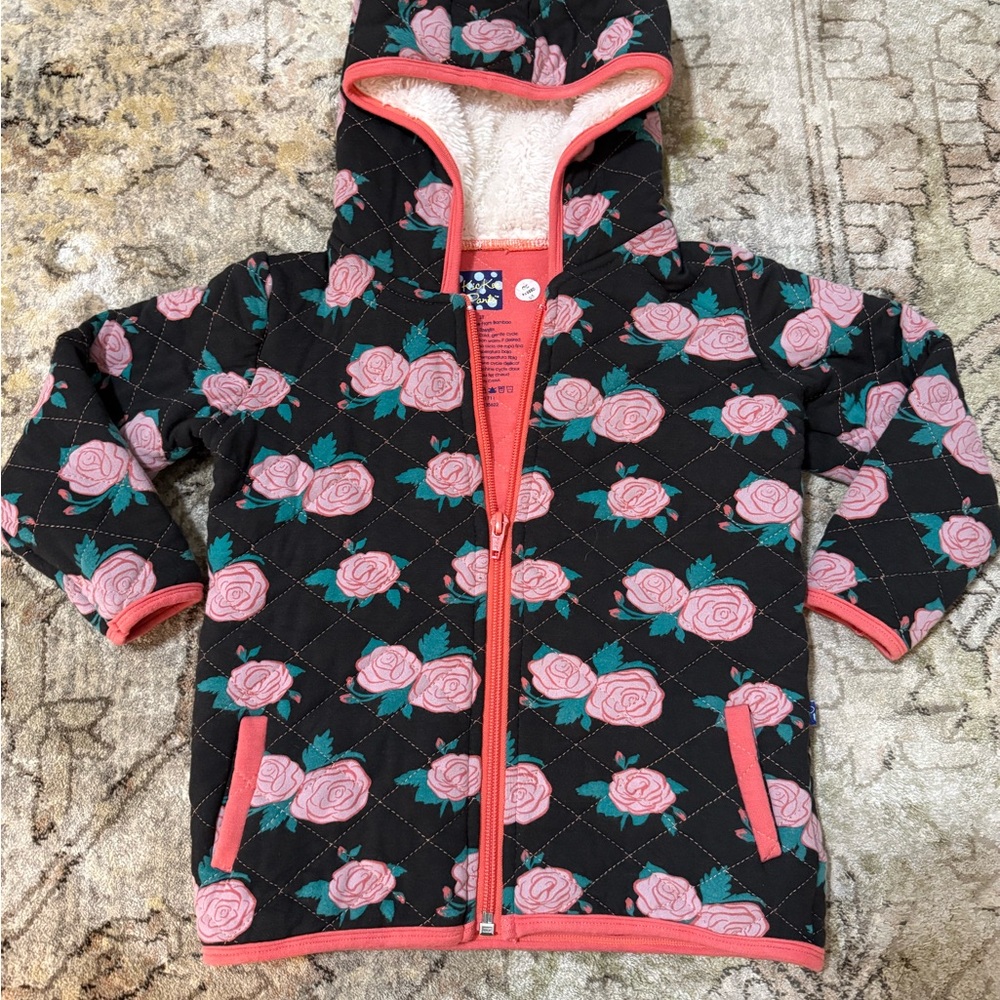 Kickee Pants Quilted Jacket English Garden